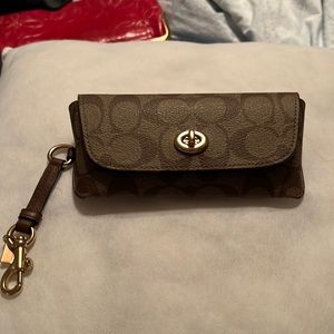 Authentic Coach eyeglass case